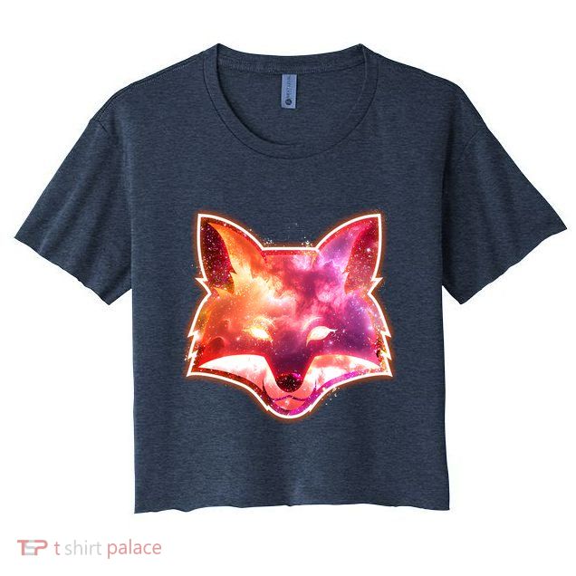 Galaxy Kitsune Fox Crop Top