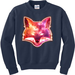 Galaxy Kitsune Fox Kids Sweatshirt