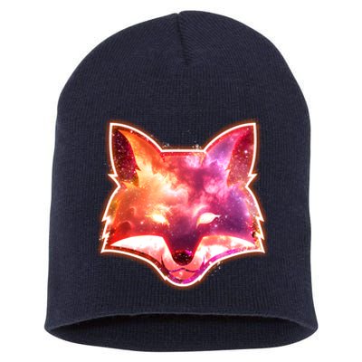 Galaxy Kitsune Fox Short Acrylic Beanie