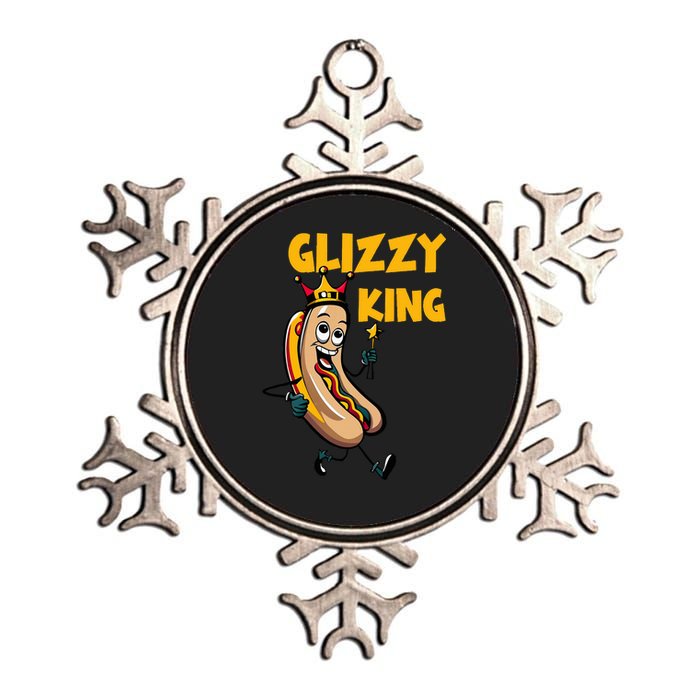 Glizzy King Metallic Star Ornament