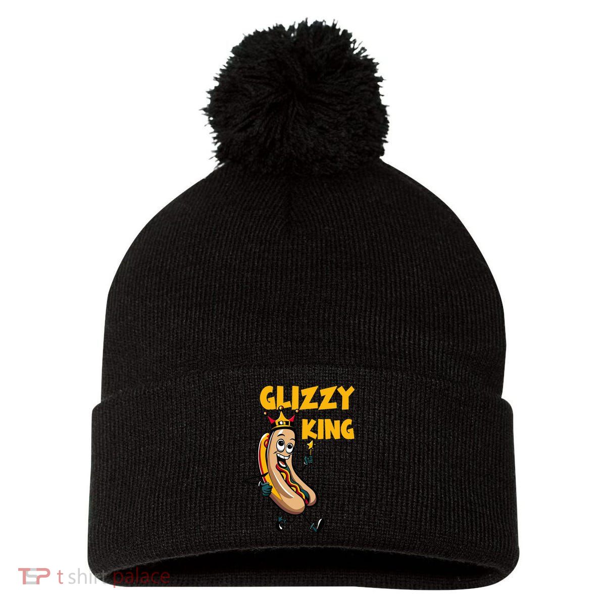 Glizzy King Pom Pom 12in Knit Beanie