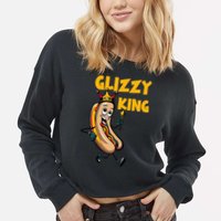 Glizzy King Cropped Pullover Crew