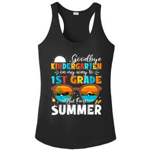 Goodbye Kindergarten Graduation To 1st Grade Hello Summer Ladies PosiCharge Competitor Racerback Tank