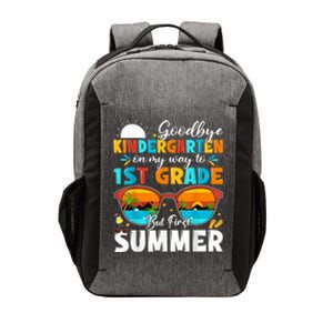 Goodbye Kindergarten Graduation To 1st Grade Hello Summer Vector Backpack