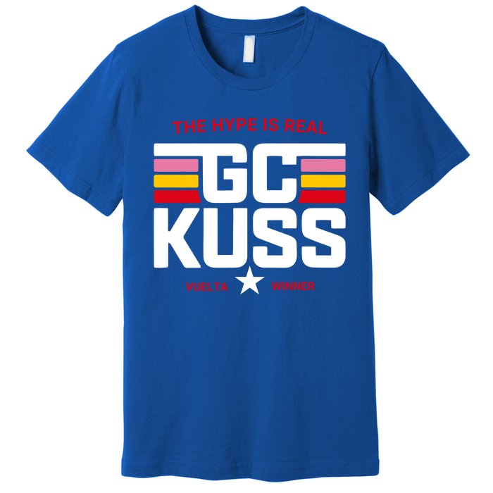 Team Jumbo Visma The Hype Is Real Gc Kuss Vuelta Winner Premium T-Shirt