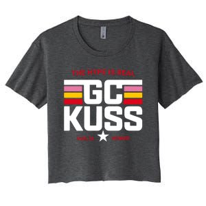 Team Jumbo Visma The Hype Is Real Gc Kuss Vuelta Winner Women's Crop Top Tee