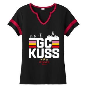 Team Jumbo Visma The Hype Is Real Gc Kuss Vuelta Winner Ladies Halftime Notch Neck Tee