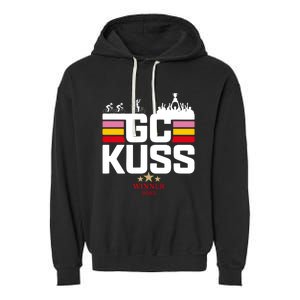 Team Jumbo Visma The Hype Is Real Gc Kuss Vuelta Winner Garment-Dyed Fleece Hoodie