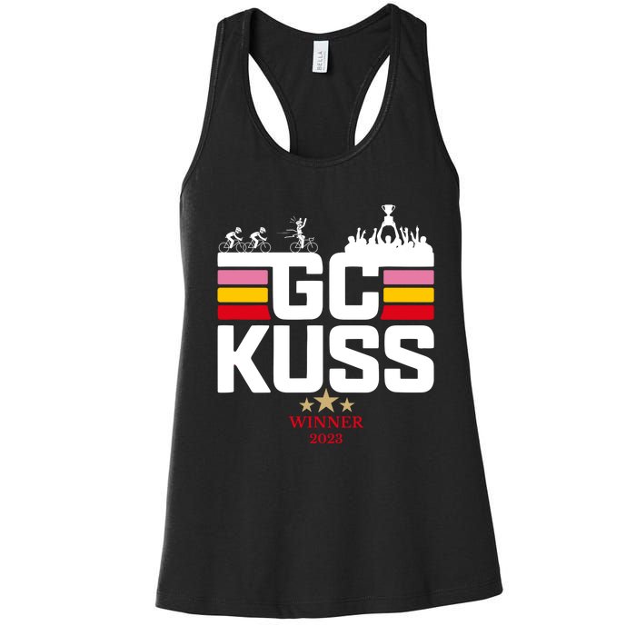 Team Jumbo Visma The Hype Is Real Gc Kuss Vuelta Winner Women's Racerback Tank