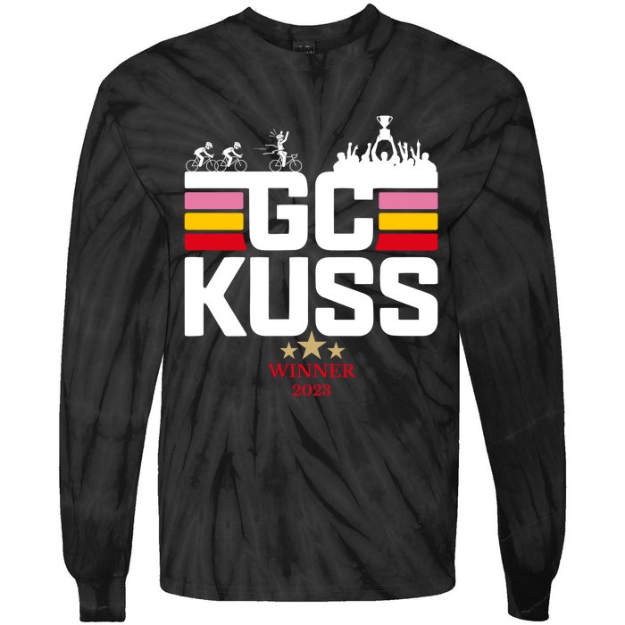 Team Jumbo Visma The Hype Is Real Gc Kuss Vuelta Winner Tie-Dye Long Sleeve Shirt