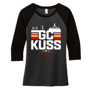 Team Jumbo Visma The Hype Is Real Gc Kuss Vuelta Winner Women's Tri-Blend 3/4-Sleeve Raglan Shirt