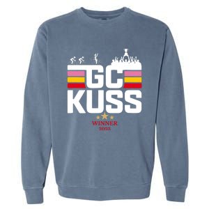 Team Jumbo Visma The Hype Is Real Gc Kuss Vuelta Winner Garment-Dyed Sweatshirt