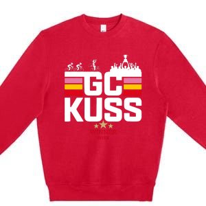 Team Jumbo Visma The Hype Is Real Gc Kuss Vuelta Winner Premium Crewneck Sweatshirt