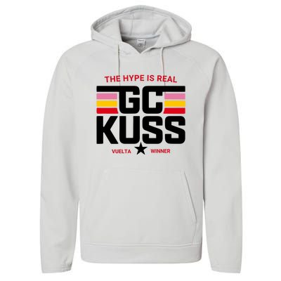 Team Jumbo Visma The Hype Is Real Gc Kuss Vuelta Winner Performance Fleece Hoodie