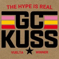 Team Jumbo Visma The Hype Is Real Gc Kuss Vuelta Winner Cotton Canvas Backpack
