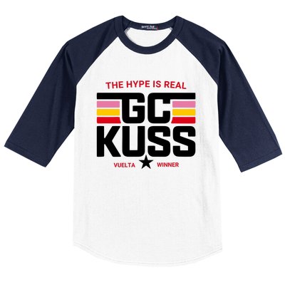 Team Jumbo Visma The Hype Is Real Gc Kuss Vuelta Winner Baseball Sleeve Shirt