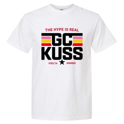 Team Jumbo Visma The Hype Is Real Gc Kuss Vuelta Winner Garment-Dyed Heavyweight T-Shirt