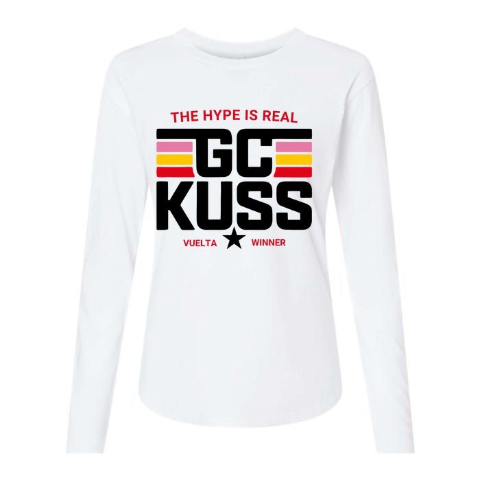 Team Jumbo Visma The Hype Is Real Gc Kuss Vuelta Winner Womens Cotton Relaxed Long Sleeve T-Shirt