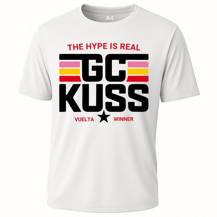 Team Jumbo Visma The Hype Is Real Gc Kuss Vuelta Winner Cooling Performance Crew T-Shirt