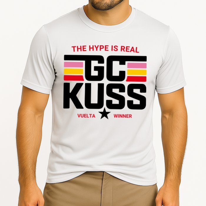 Team Jumbo Visma The Hype Is Real Gc Kuss Vuelta Winner Cooling Performance Crew T-Shirt