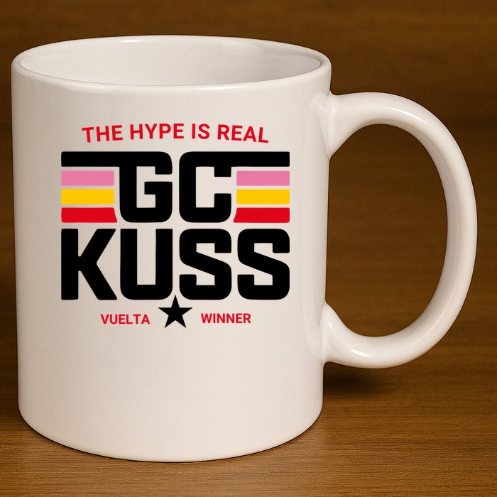 Team Jumbo Visma The Hype Is Real Gc Kuss Vuelta Winner 11oz C Handle Ceramic Mug