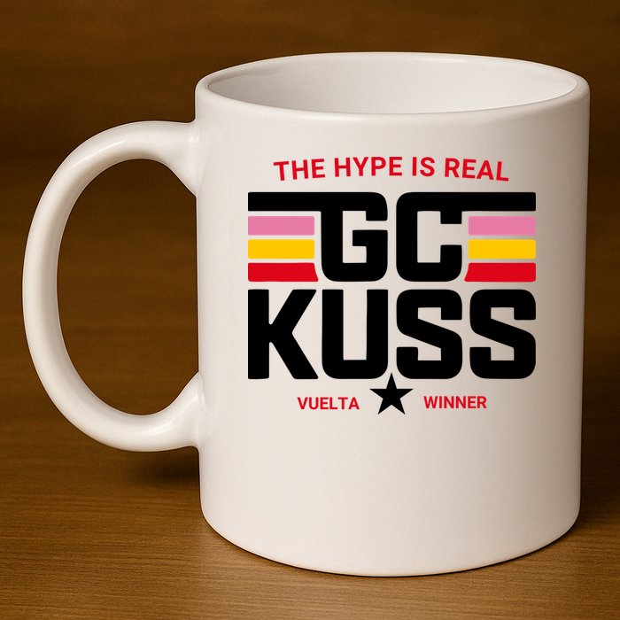 Team Jumbo Visma The Hype Is Real Gc Kuss Vuelta Winner 11oz C Handle Ceramic Mug