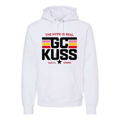 Team Jumbo Visma The Hype Is Real Gc Kuss Vuelta Winner Premium Hoodie