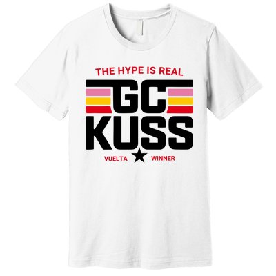 Team Jumbo Visma The Hype Is Real Gc Kuss Vuelta Winner Premium T-Shirt