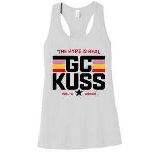 Team Jumbo Visma The Hype Is Real Gc Kuss Vuelta Winner Women's Racerback Tank