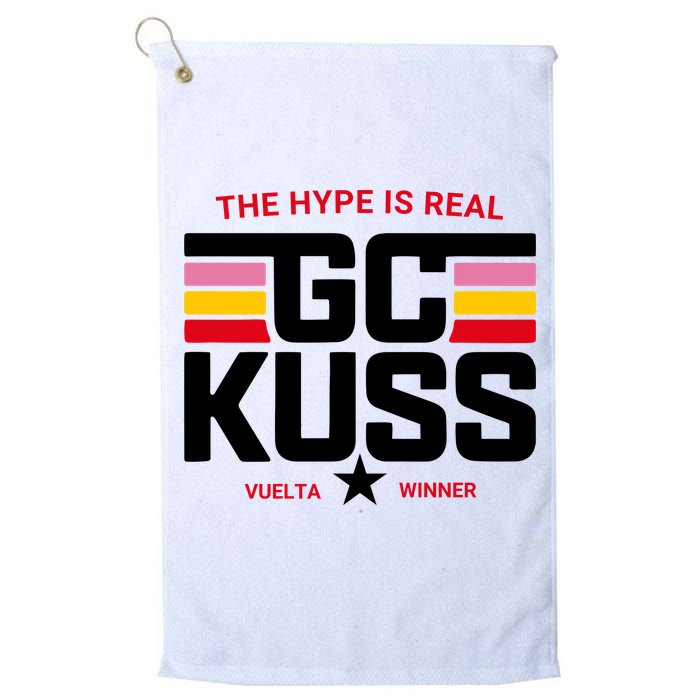 Team Jumbo Visma The Hype Is Real Gc Kuss Vuelta Winner Golf Towel