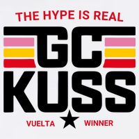 Team Jumbo Visma The Hype Is Real Gc Kuss Vuelta Winner Golf Towel