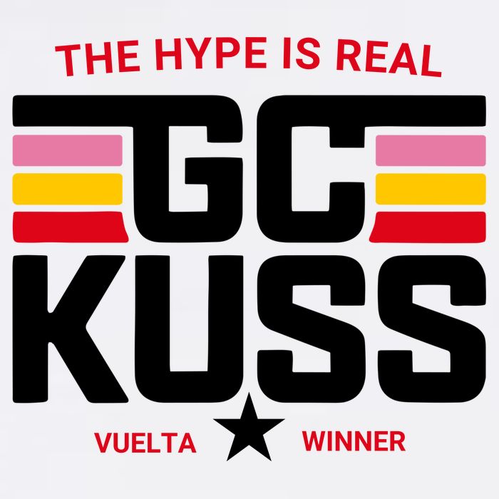 Team Jumbo Visma The Hype Is Real Gc Kuss Vuelta Winner Golf Towel