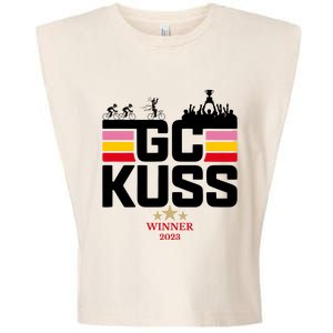 Team Jumbo Visma The Hype Is Real Gc Kuss Vuelta Winner Garment-Dyed Women's Muscle Tee