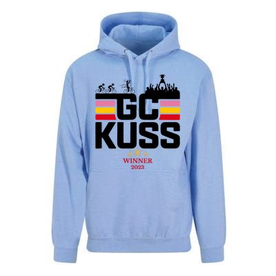 Team Jumbo Visma The Hype Is Real Gc Kuss Vuelta Winner Unisex Surf Hoodie