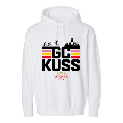 Team Jumbo Visma The Hype Is Real Gc Kuss Vuelta Winner Garment-Dyed Fleece Hoodie