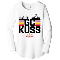 Team Jumbo Visma The Hype Is Real Gc Kuss Vuelta Winner Women's Perfect Tri Tunic Long Sleeve Shirt