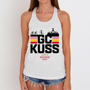 Team Jumbo Visma The Hype Is Real Gc Kuss Vuelta Winner Women's Knotted Racerback Tank