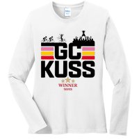 Team Jumbo Visma The Hype Is Real Gc Kuss Vuelta Winner Ladies Long Sleeve Shirt