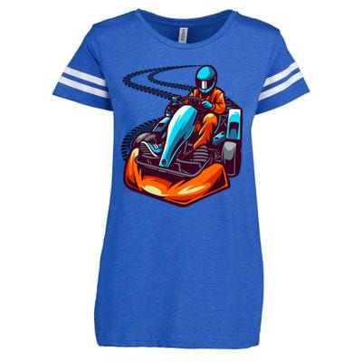 Go Karting Go Kart Racing Driver Enza Ladies Jersey Football T-Shirt