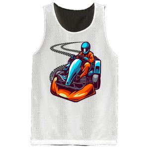 Go Karting Go Kart Racing Driver Mesh Reversible Basketball Jersey Tank