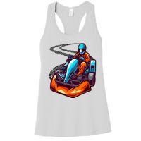 Go Karting Go Kart Racing Driver Women's Racerback Tank