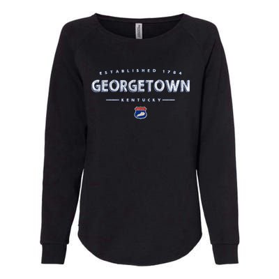 Georgetown Kentucky Georgetown Ky Funny Gift Womens California Wash Sweatshirt