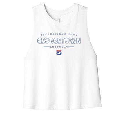 Georgetown Kentucky Georgetown Ky Funny Gift Women's Racerback Cropped Tank