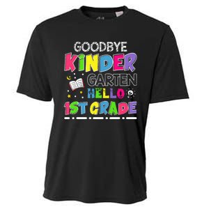 Goodbye Kindergarten Graduation Hello First Grade Cooling Performance Crew T-Shirt