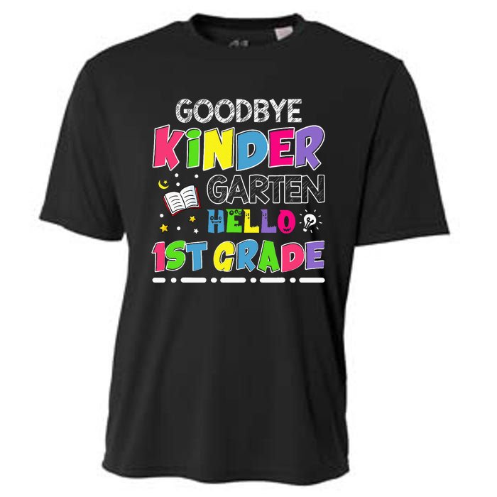 Goodbye Kindergarten Graduation Hello First Grade Cooling Performance Crew T-Shirt