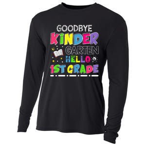 Goodbye Kindergarten Graduation Hello First Grade Cooling Performance Long Sleeve Crew