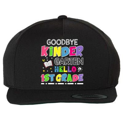 Goodbye Kindergarten Graduation Hello First Grade Wool Snapback Cap