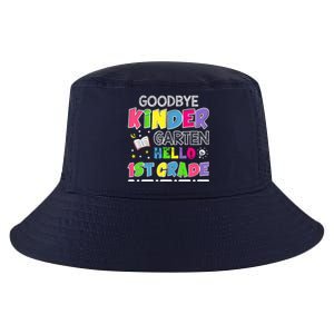 Goodbye Kindergarten Graduation Hello First Grade Cool Comfort Performance Bucket Hat