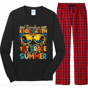 Goodbye Kindergarten Graduation To 1stGrade Fun First Summer Long Sleeve Pajama Set