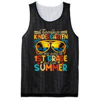 Goodbye Kindergarten Graduation To 1stGrade Fun First Summer Mesh Reversible Basketball Jersey Tank